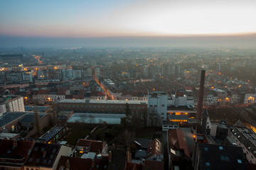 Fototapeta premium view over Ghent