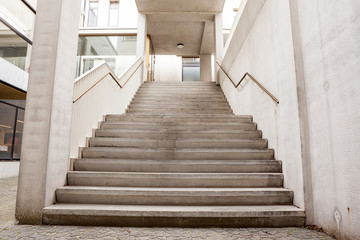 Fototapeta na wymiar staircase in city