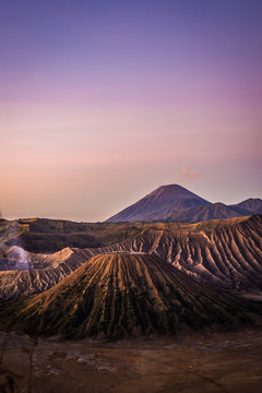 View of Bromo mountain in Indonesia
