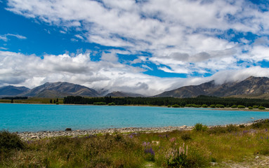 Lake Tekapo Landscape New Zealand