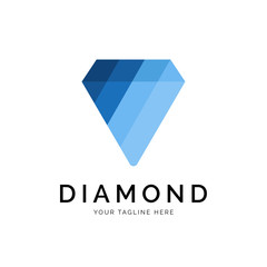 Diamond Logo concept. Creative Minimal design template. Symbol for Corporate Business Identity. Creative Vector element