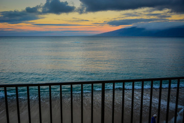 Obraz premium Kahana Beach, Maui, Hawaiian Islands