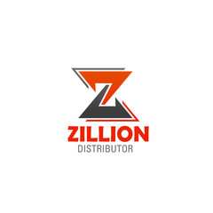 Vector icon of Letter Z for company or brand