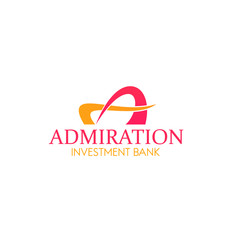 Vector sign for investment bank