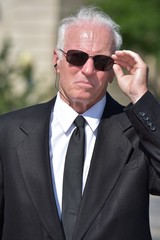 Portrait Of A Bodyguard Wearing Sunglasses