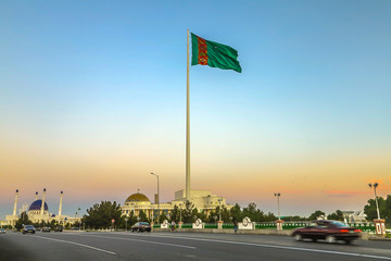 Mary Turkmenistan Flag 02