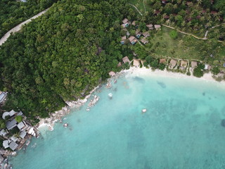 Aerial view of Shark Bay ,Thailand