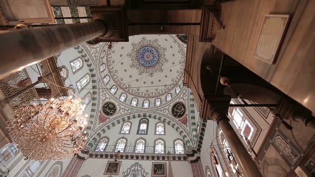 Istanbul Ottoman Ayazma Mosque Interior Dome