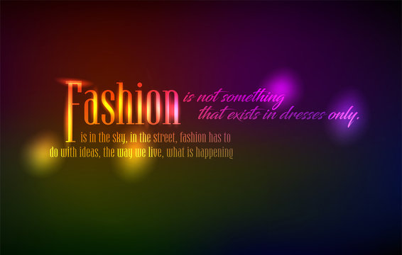 Fashion neon Calligraphy. Minimal Fashion Slogan line for T-shirt and apparels. Creative fashion neon logo design.