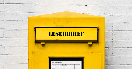 Leserbrief Postkasten