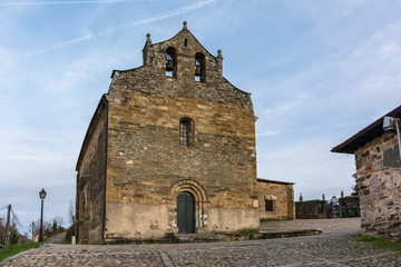 Church of Santiago Ap&oacute;stol - XII-XIII centuries in Villafranca del Bierzo (Leon, Spain)