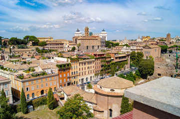 Fototapeta premium ローマ 街並み