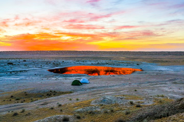 Darvaza Gas Crater Pit 14