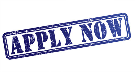 apply now rubber stamp concept illustration