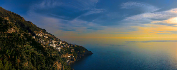 Conca dei Marini village, from Amalfi Coast, Italy