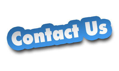 contact concept 3d illustration isolated