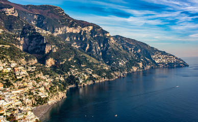 Fototapeta premium Positano village, by Amalfi Coast, Italy