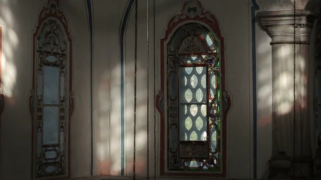 Istanbul Ottoman Beylerbeyi Mosque Interior Windows
