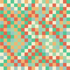 Colorful pattern with different shapes objects. Texture background for textile, print, paper, fabric background, wallpaper