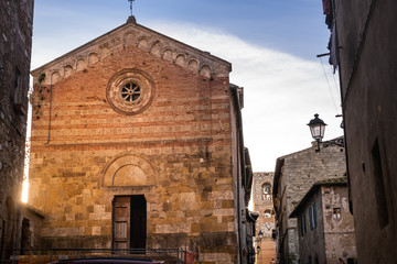 Fototapeta na wymiar Colle Valdelsa, Siena, Tuscany - Italy