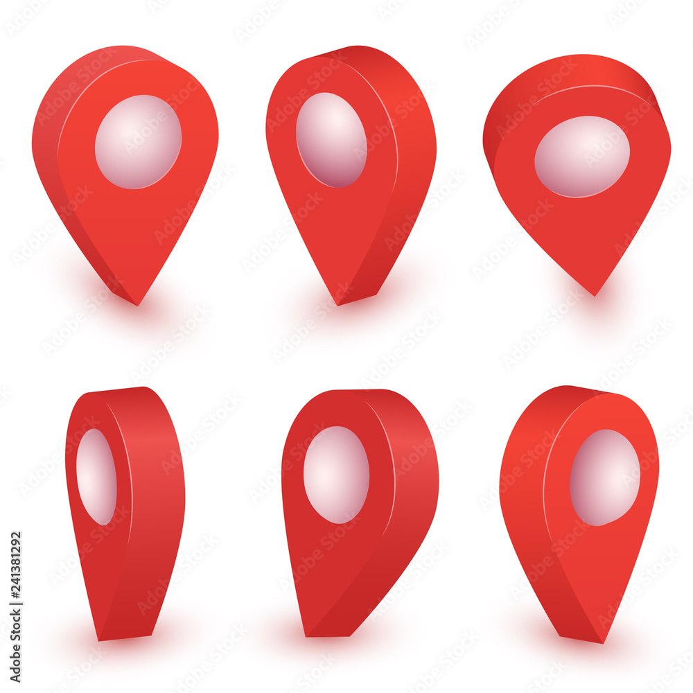 Poster map pointer vector illustration. location symbols. vector arrow mark pin.
