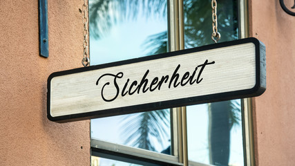 Schild 341 - Sicherheit