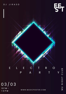 Event poster layout