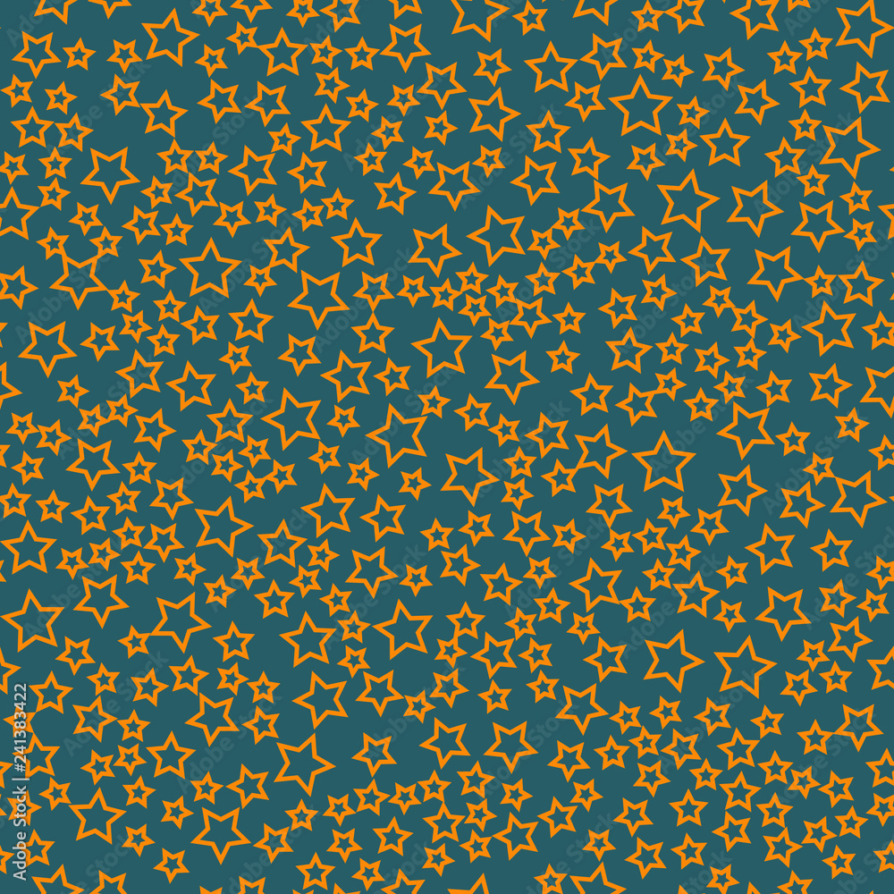 Poster different stars. geometric pattern. seamless vector eps 10 pattern. color figures
