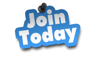 join today concept 3d illustration isolated