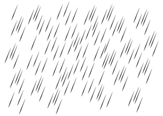 Rain transparent background. Water drops rainfall vector pattern - obrazy, fototapety, plakaty