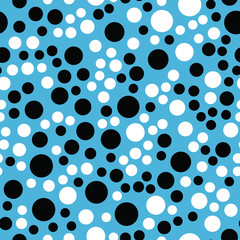 Colorful pattern with different rounds an circles. Texture background for textile, print, paper, fabric background, wallpaper