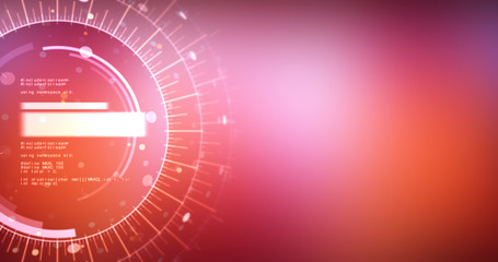 Abstract Background Render With Numbers - Technology Related Concept With Copy Space