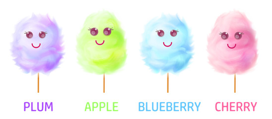 Funny Cotton Candy Set