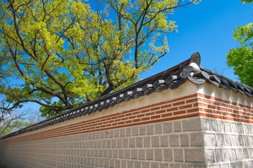 한국의 세계 문화 유산 동양 건축물 백그라운드 사진