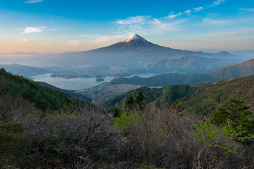 Plakat Mt Fuji in the early morning