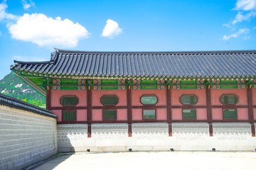 한국의 세계 문화 유산 동양 건축물 백그라운드 사진