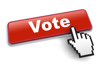 vote concept 3d illustration isolated