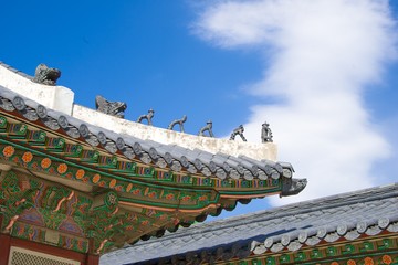 한국의 세계 문화 유산 동양 건축물 백그라운드 사진