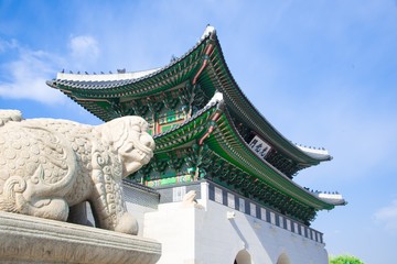 한국의 세계 문화 유산 동양 건축물 백그라운드 사진