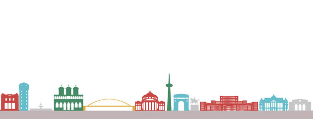 Obraz premium Bukarest Skyline