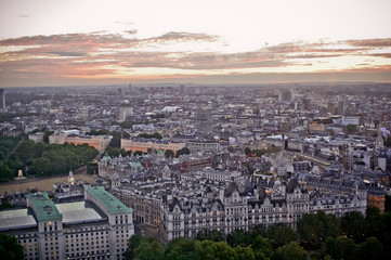 Fototapeta premium London Cityscape at Sunset