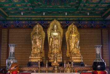 Buddha statue in Chinese temple