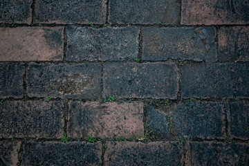 Brick floor
