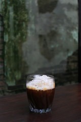 Shaken Espresso on the table.