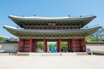 한국의 세계 문화 유산 동양 건축물 백그라운드 사진