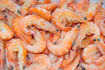 다양한 식재료 해산물 수산물 식사 박람회 백그라운드