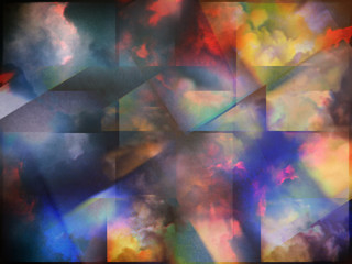 Colorful abstract clouds