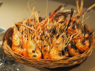 Prawn River Shrimp common delicious thai food