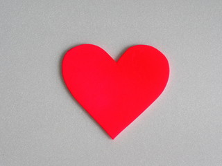 Obraz premium Red LOVE Valentine symbol heart