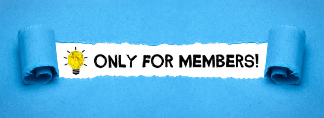 Only for members!